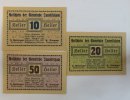 Österreich 10, 20 und 50 Heller Gemeinde Tumelsham -