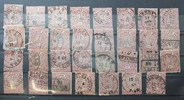 Norddeutscher Postbezirk Michel Nr. 4 31 x diverse mit interessanten Stempelvariationen -