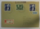 Berlin Einschreibbrief mit 2 x Michel 124 R. Strauss und 117 Mergenthaler -