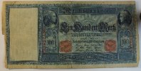 Deutsches Reich 100 Mark 1910 Rosenberg Nr. 43 a, Serie A, Papier weiss ... 1.74 £ Tax included +  7.80 £ shipping