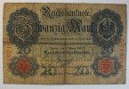 Deutsches Reich 20 Mark 1910 Rosenberg Nr. 40 b, Serie G, Unterdruck J, ... 3.47 £ Tax included +  7.80 £ shipping