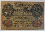 Deutsches Reich 20 Mark 1910 Rosenberg Nr. 40 b, Serie G, Unterdruck C, ... 3.47 £ Tax included +  7.80 £ shipping