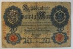 Deutsches Reich 20 Mark 1914 Rosenberg Nr. 47 b, Serie O, Unterdruck L K... 2.60 £ Tax included +  7.80 £ shipping