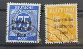 SBZ Michel Nr. 191 und 210 -