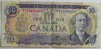 Kanada 10 $ Standard Catalog of Worldpaper Money Nr. 88 d -