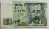 Spanien 1000 Pesetas158 Standard Catalog of Worldpaper Money Nr. 158 -