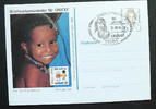 BRD 50 Jahre Unicef auf Postkarte -