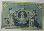 Kaiserreich 100 Mark Rosenberg Nr. 34 Serie M , Unterdruck Q -