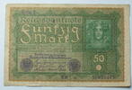 Weimar 50 Mark 1919 Rosenberg Nr. 62 a,  Serie a, davor M gebraucht 1.30 £ Tax included +  7.80 £ shipping