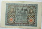 Weimar 100 1920 Rosenberg Nr. 67 b, fKN 8 stellig, Serie: U, Unterdruck:... 1.04 £ Tax included +  7.80 £ shipping