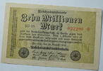 Weimar 10 Millionen Mark Rosenberg Nr. 105 a, WZ: Hakensterne, KN 6 stellig, FZ: SO -