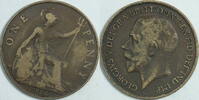 Grossbritannien  1 Penny 1918 ss