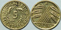 3. Reich 5 Pf 1936 A ss 1.30 £ Tax included +  7.80 £ shipping