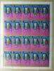 UNM al Qiwain 10 Dirham Masken 1972 Nr. 652 Bogen zu 20 Marken a´ 10 Dirham -