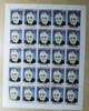 Yemen 4 Bogshas Charles de Gaulle Nr. 885 Bogen zu 25 Marken a 4 Bogshas -