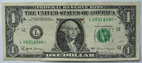 USA 1 $ mit Stern selten Serie L -