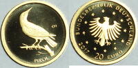 BRD 20 Euro 2017 F Heimische Vögel Pirol 1/8 Unze Gold BU gekapselt mit Zertifikat