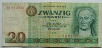 DDR 20 Mark -