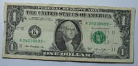 USA 1 $ Ersatz / Sternennote Serie 2013, Dallas Texas Buchstabe K -