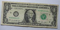 USA 1$ Ersatz / Sternennote Serie 2013, St. Louis Missouri, Buchstabe H -