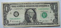 USA 1$ Ersatz / Sternennote Serie 2013, St. Louis Missouri, Buchstabe H -