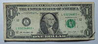 USA 1$ Ersatz / Sternennote Serie 2013, San Franzisco Kalifornien Buchstabe L -