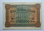 Deutschland 1 Million Mark 1923 World Paper Money 86 a s - ss 19.07 £  +  12.61 £ shipping