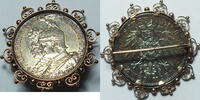 Preußen 2 Mark 1901 200 Jahre Königreich in .333 Gold broschiert EF