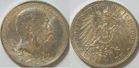 Kaiserreich Baden 2 Mark 50. Regierungsjub. -