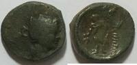 Thrakien / Maroneia AE 17 mm Kopf des Dyonisos mit Efeu Kranz n. rechts -