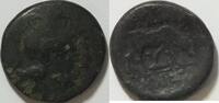 Makedonien AE 19 mm Behelmter Athenakopf Rs. Grasender Stier -
