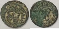 Baltikum Solidus o.J. VF grüne dicke Patina