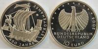 BRD 10 Euro 650 Jahre Städtehanse -