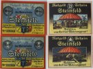 Deutschland 75 Pf und 1 Mark Steinfeld -