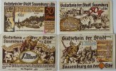 Deutschland 50 Pf und 1 Mark Lauenburg -