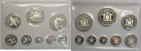 Belize KMS KMS Belize in Sterling Silber, 8 Münzen mit orginal Rechnung, Zertifikat -