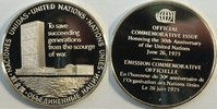 WWF 30 Jahre Vereinte Nationen Silb. Med. 38,6 mm 19,7 g -
