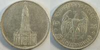 Deutsches Reich 5 RM 1935 D Kirche ohne Datum ss 15.62 £ Tax included +  12.57 £ shipping