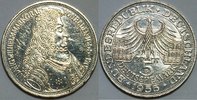 BRD 5 DM 1955 Markgraf von Baden VF-EF