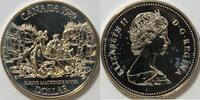 Kanada 1 $ 1989 Mackenzie River PL gekapselt 12.15 £ Tax included +  12.57 £ shipping