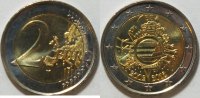 Belgien 2 Euro 10 Jahre Euro -