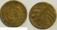 Weimarer Republik 10 Reichspfennig -