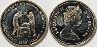 Kanada 1 $ 1988 Eisenschmiede vz/st 13.53 £ Tax included +  12.57 £ shipping