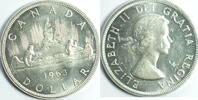 Kanada 1 $ 1963 Kanu vz-st 24.30 £ Tax included +  12.57 £ shipping