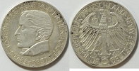 BRD 5 DM 1957 Eichendorff VF