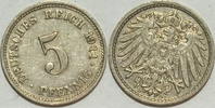 Kaiserreich 5 Pf 1911 D ss 0.87 £ Tax included +  7.80 £ shipping