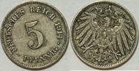 Kaiserreich 5 Pf 1914 J ss 0.87 £ Tax included +  7.80 £ shipping