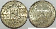 Weimar 3 Mark 1927 A Marburg UNC