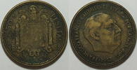Spanien 2,5 Pesetas 1953 ss 1.74 £ Tax included +  7.80 £ shipping