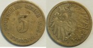 Kaiserreich 5 Reichspfennig -